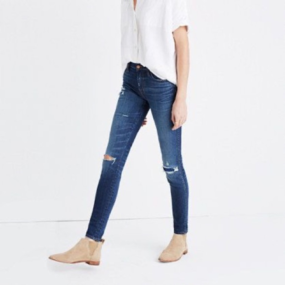 Madewell 9” High Riser Skinny Jeans - Like New